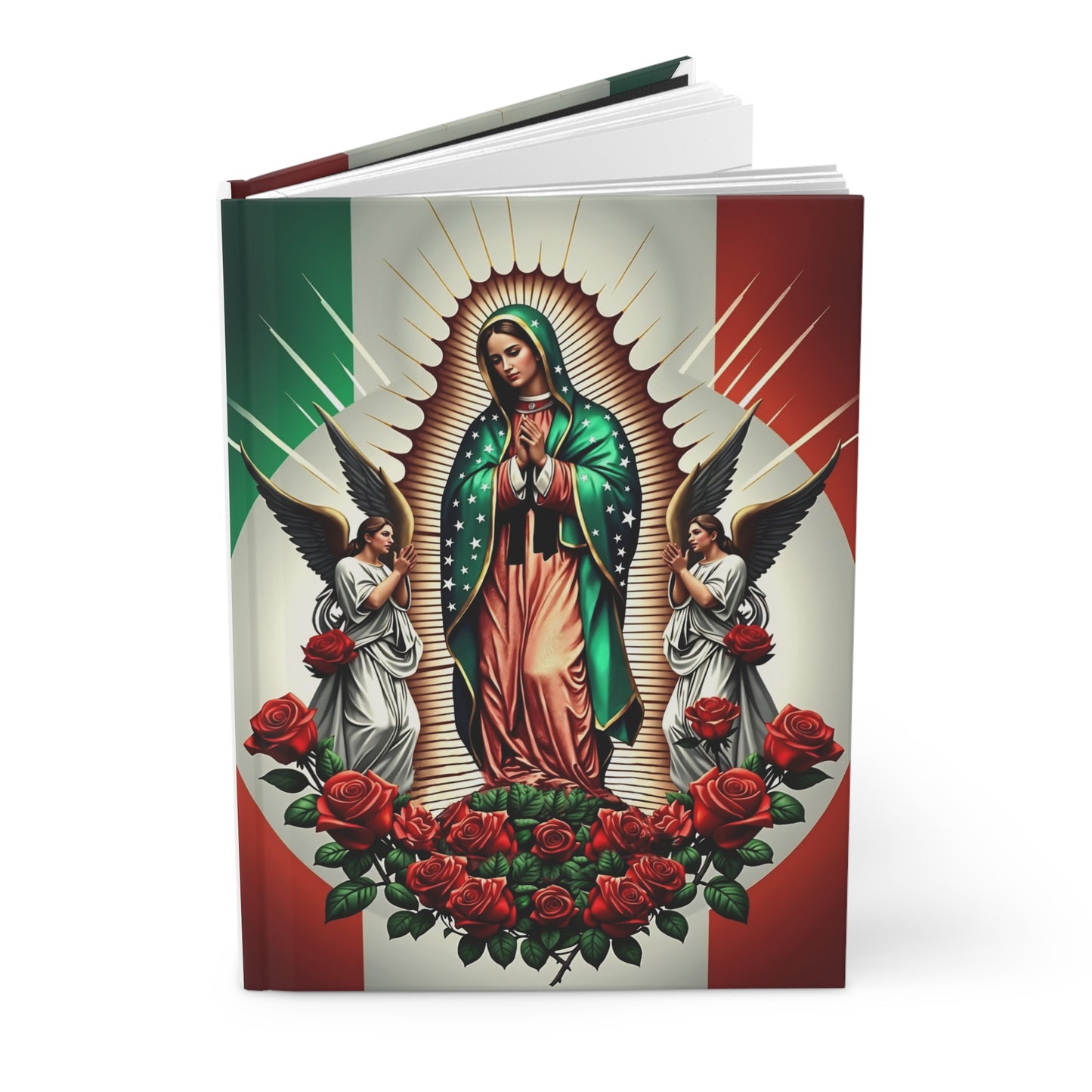Vibrant Virgin of Guadalupe Hardcover Journal
