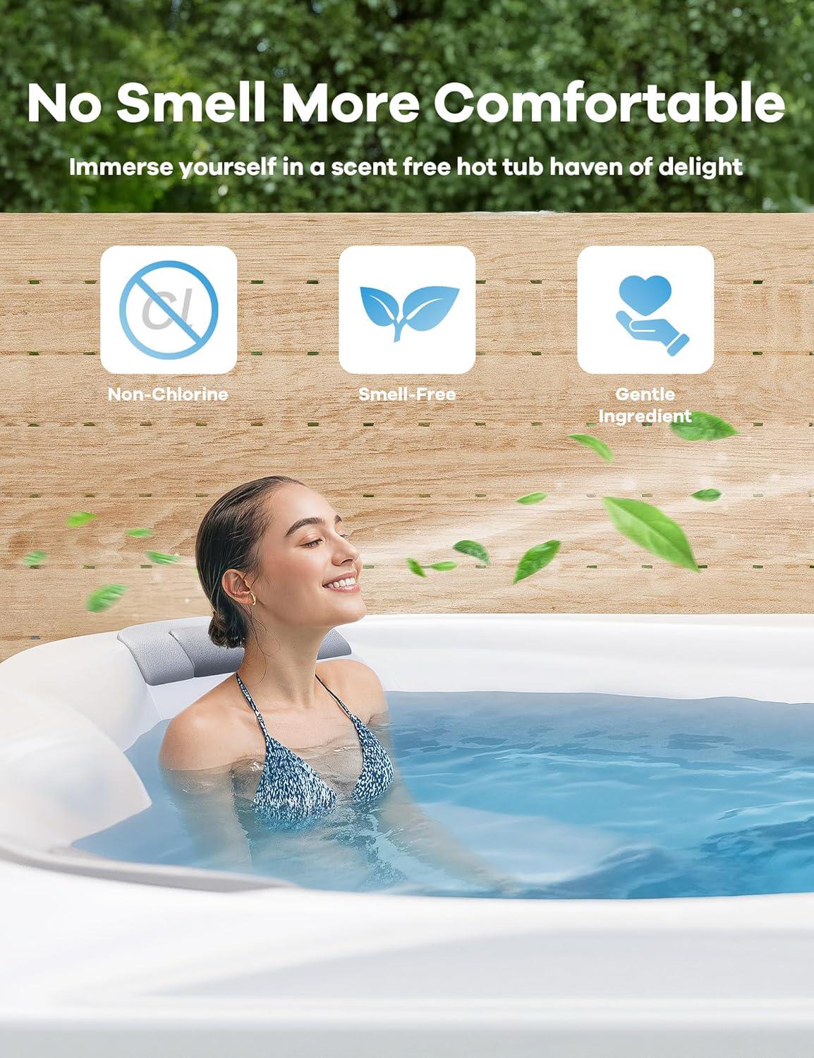 32 Oz Non-Chlorine Shock Oxidizer For Hot Tubs, Spa Chlorine-Free Shock Oxidizer, Suitable For All Spa And Hot Tubs Types