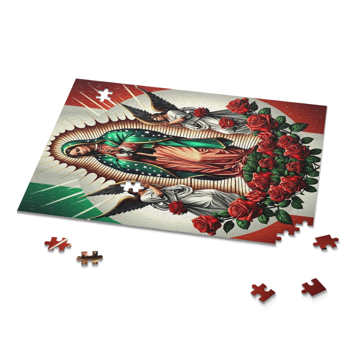 Our Lady Of Guadalupe Mary Puzzle - Vibrant Colors, Excellent Craftsmanship