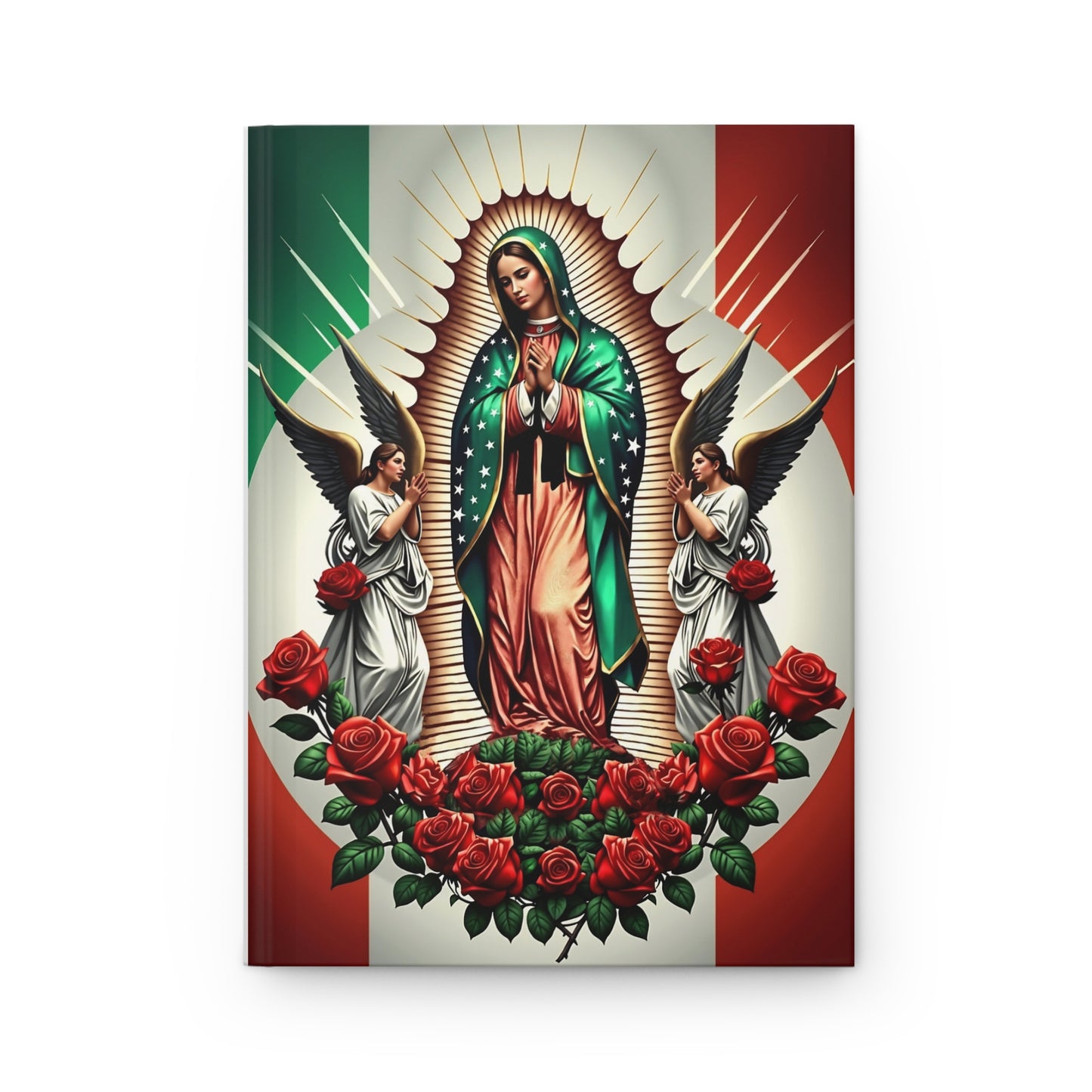 Vibrant Virgin of Guadalupe Hardcover Journal