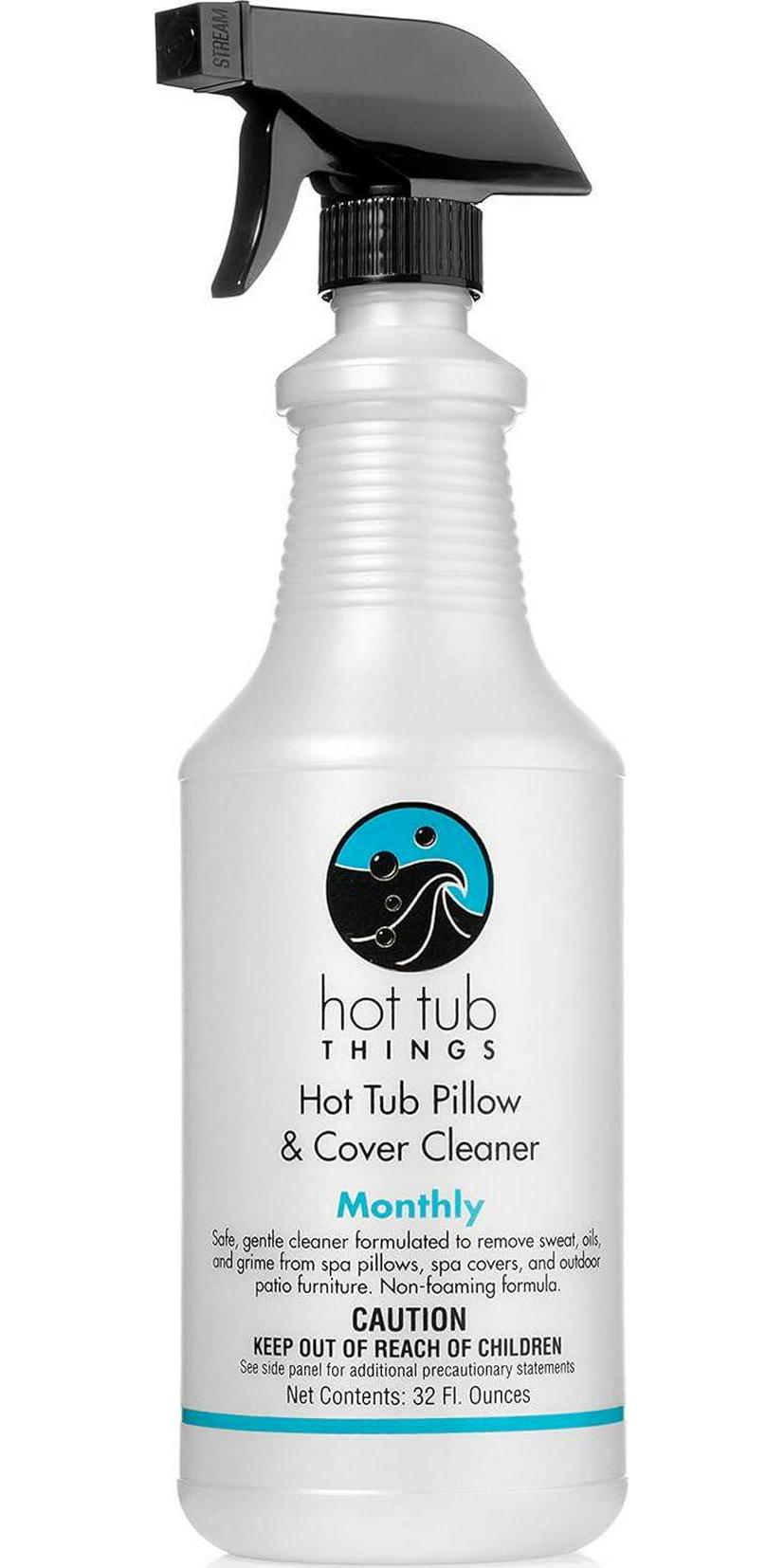 Hot Tub Pillow And Cover Cleaner 32 Ounce - All-Purpose Cleaner For All Backyard Accessories