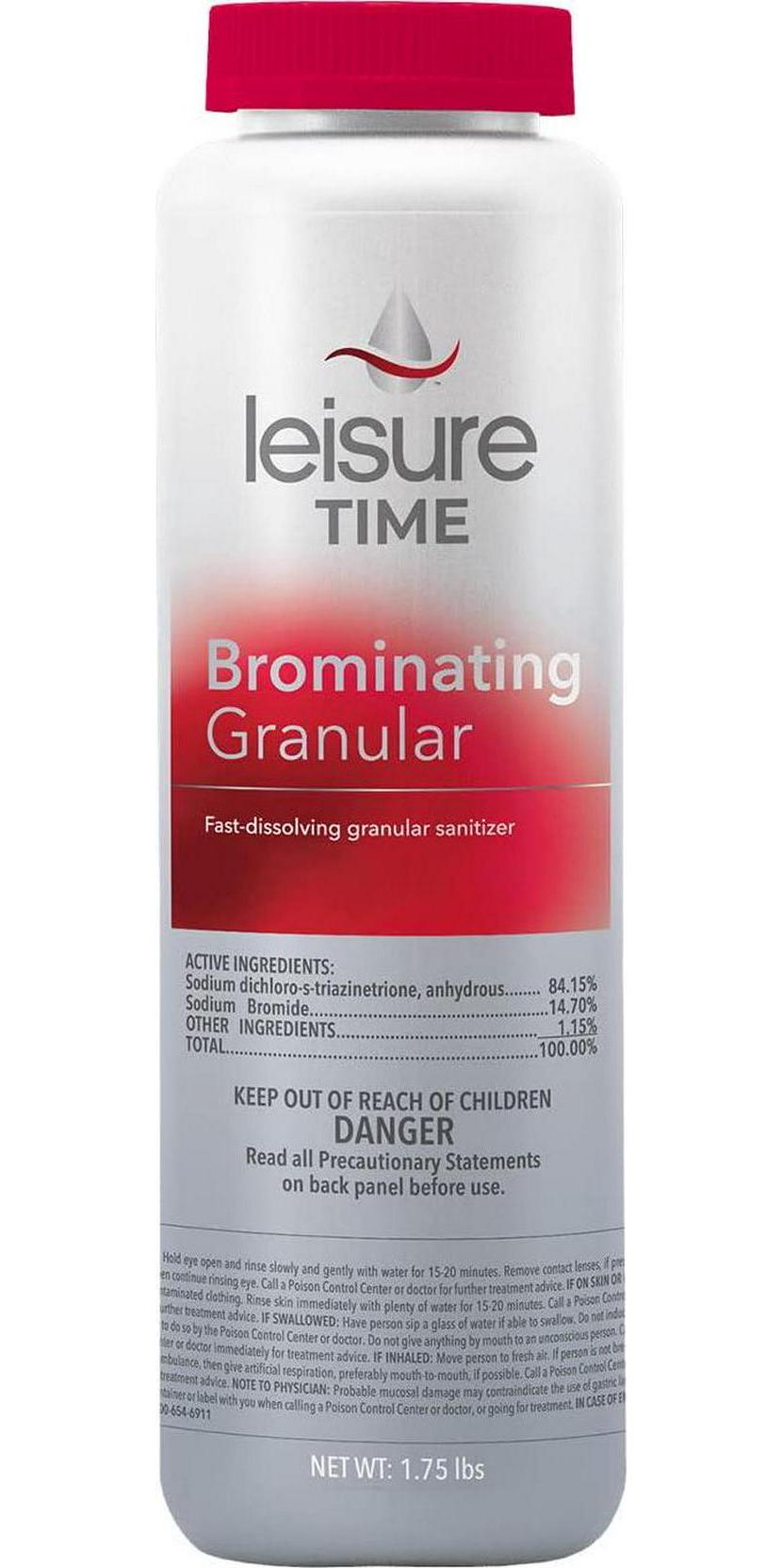 Leisure Time 45435 Brominating Granular For Spas And Hot Tubs, 1.75-Pounds