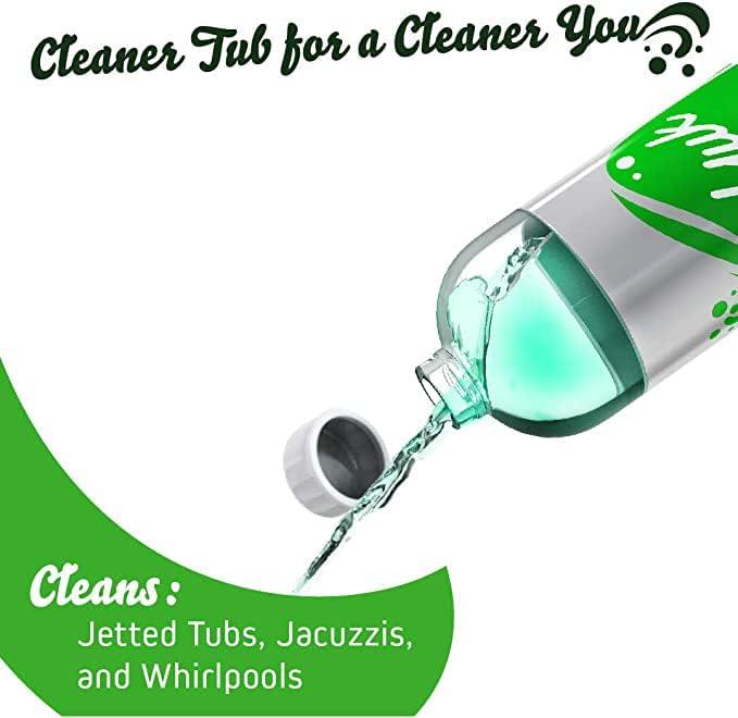 Oh Yuk Jetted Bathtub Cleaner For Jet Tubs, Whirlpools, The Most Effective Jetted Tub Cleaner, Septic Safe | Two 16 Ounce Bottles!