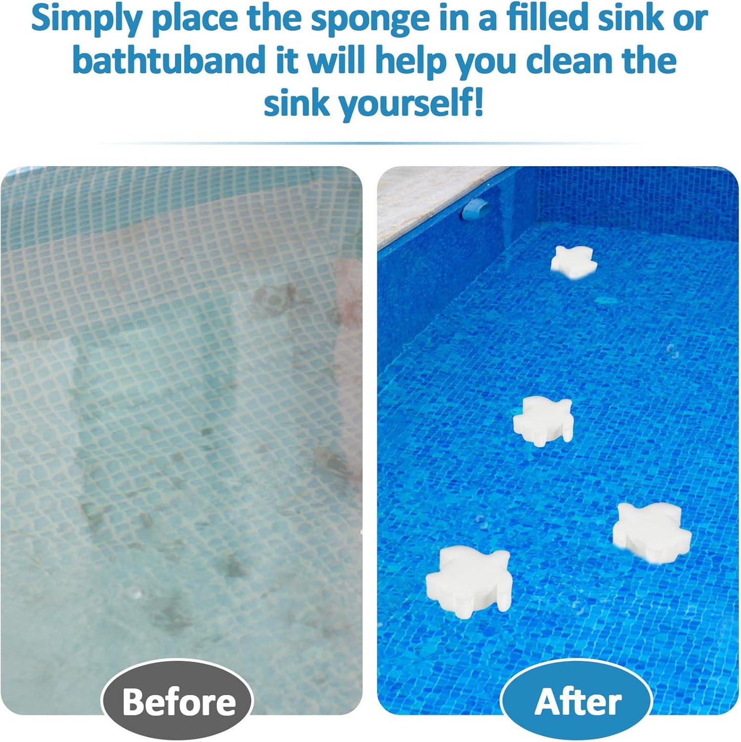 Pool Sponge Oil Absorber 16 PCS - Pool Scum Sponge,Pool Sponges That Soak Up Oil Hot Tub Sponge Oil Absorbing Sponge Turtle Oil Scum Absorbing Filter Sponge For Hot Tub Swimming Pool,Spa
