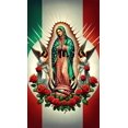 Oggi Ultra Soft Luxurious Our Lady of Guadalupe Blanket, 30"x 40"