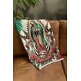 Oggi Ultra Soft Luxurious Our Lady of Guadalupe Blanket, 30"x 40"