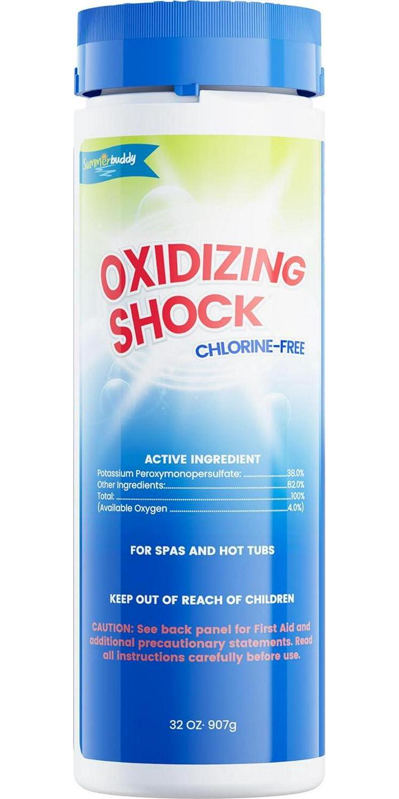 32 Oz Non-Chlorine Shock Oxidizer For Hot Tubs, Spa Chlorine-Free Shock Oxidizer, Suitable For All Spa And Hot Tubs Types
