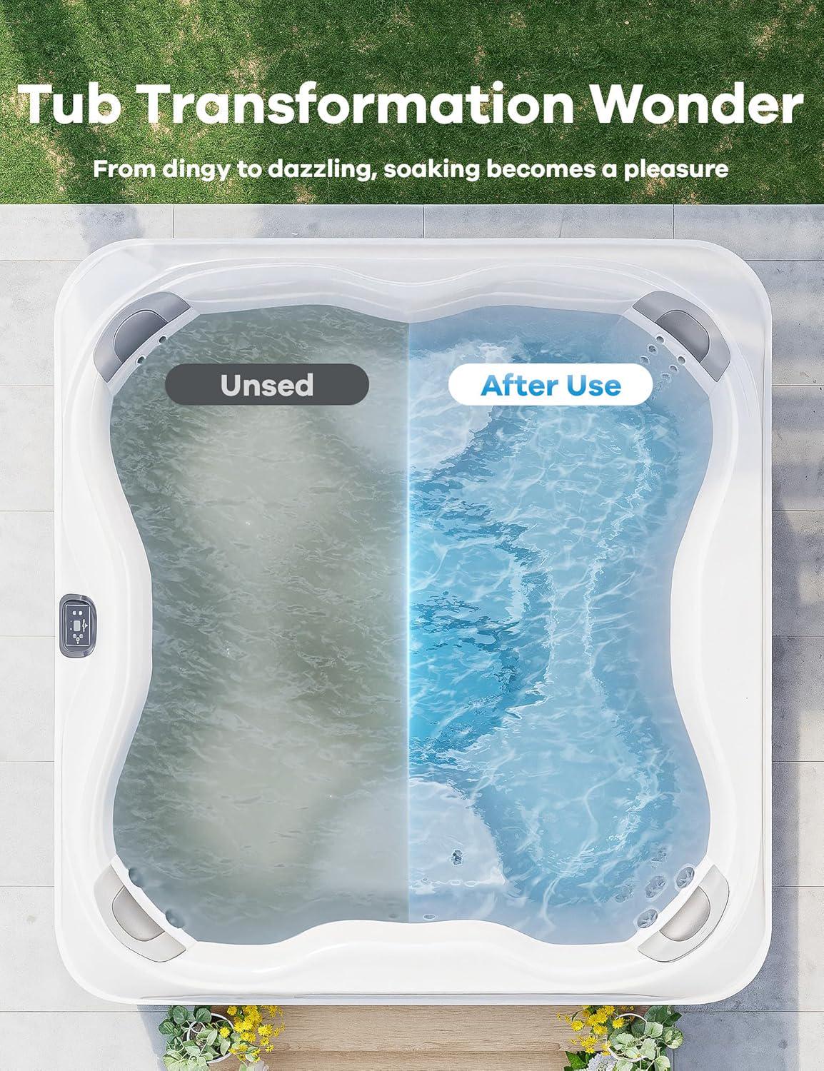 32 Oz Non-Chlorine Shock Oxidizer For Hot Tubs, Spa Chlorine-Free Shock Oxidizer, Suitable For All Spa And Hot Tubs Types