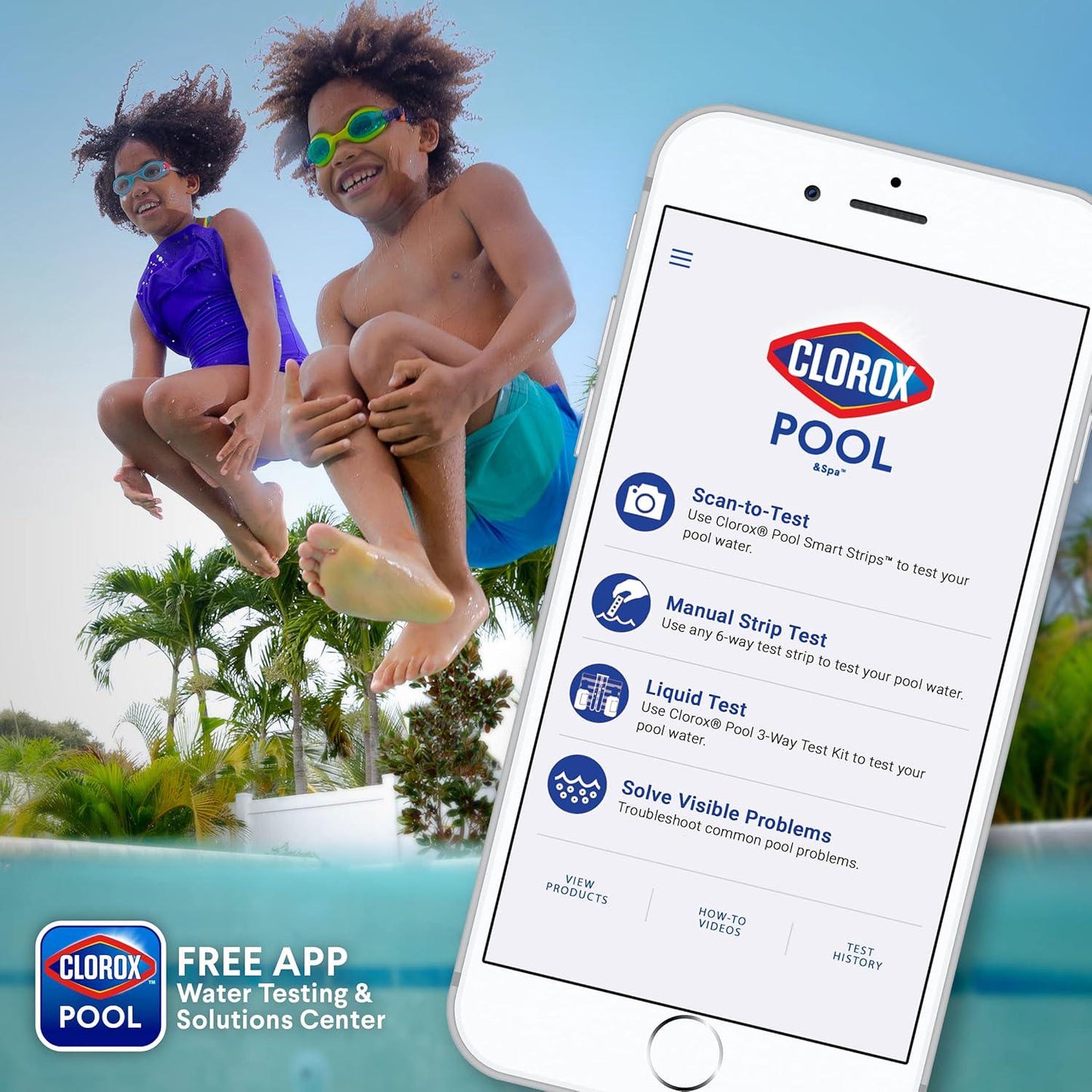 Clorox Pool&Spa Shock Plus, For Crystal Clear Swimming Pool Water, Swim-ready In 15 Minutes, Suitable For Vinyl Pools (6-Pack)