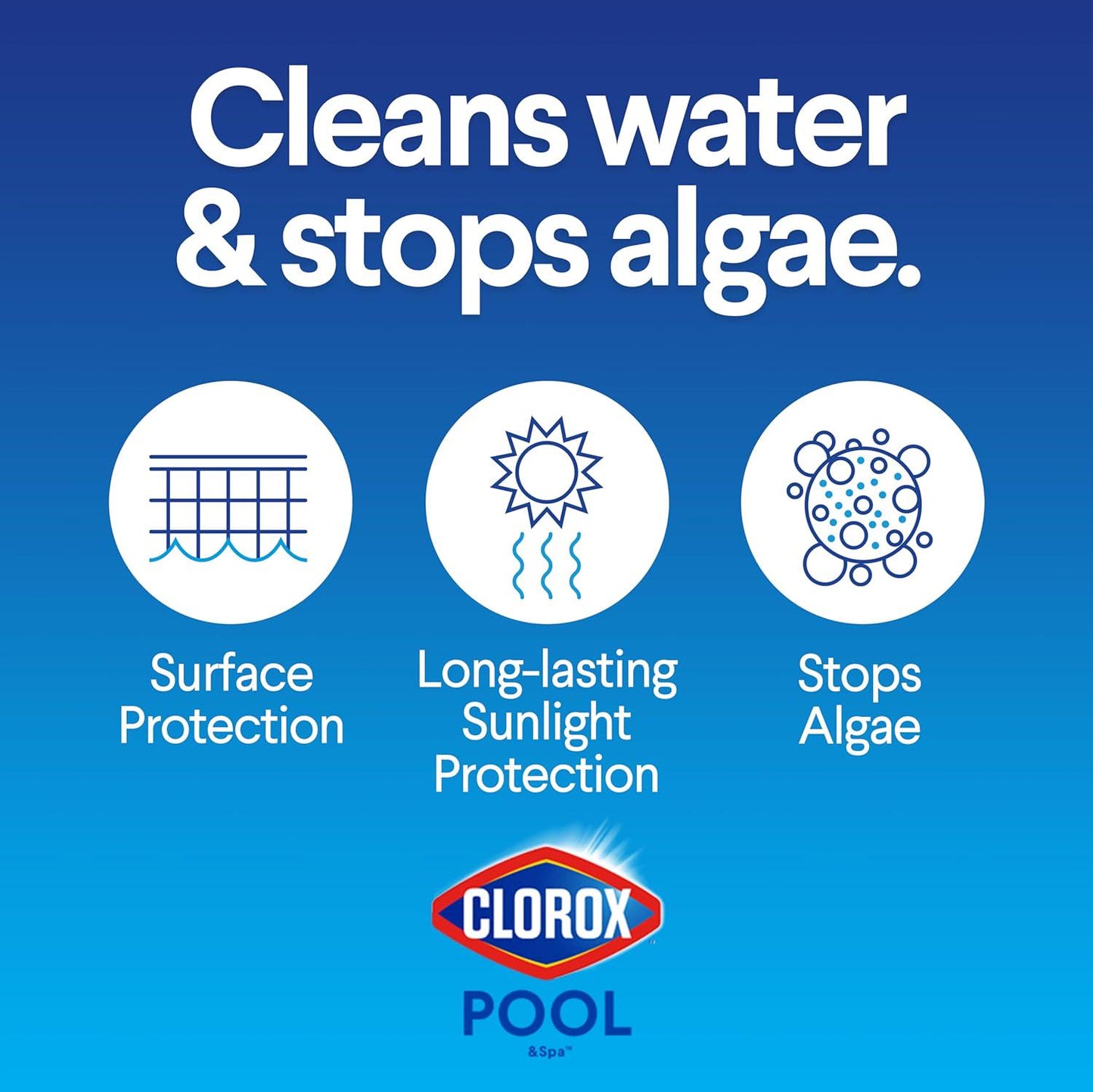 Clorox Pool&Spa XtraBlue 1 Swimming Pool Chlorinating Tablets, Kills Bacteria And Stops Algae, Perfect For Small Pools (5 LB)