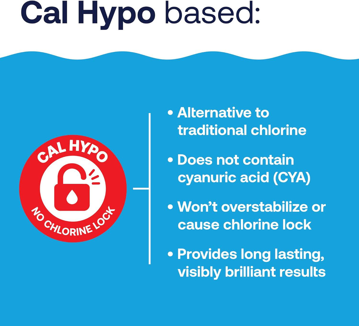 HTH 52031 Swimming Pool Care Shock, Swimming Pool Chlorinator Boosts Chlorine Levels, Cal Hypo Formula, 13.3oz (1 Pack)