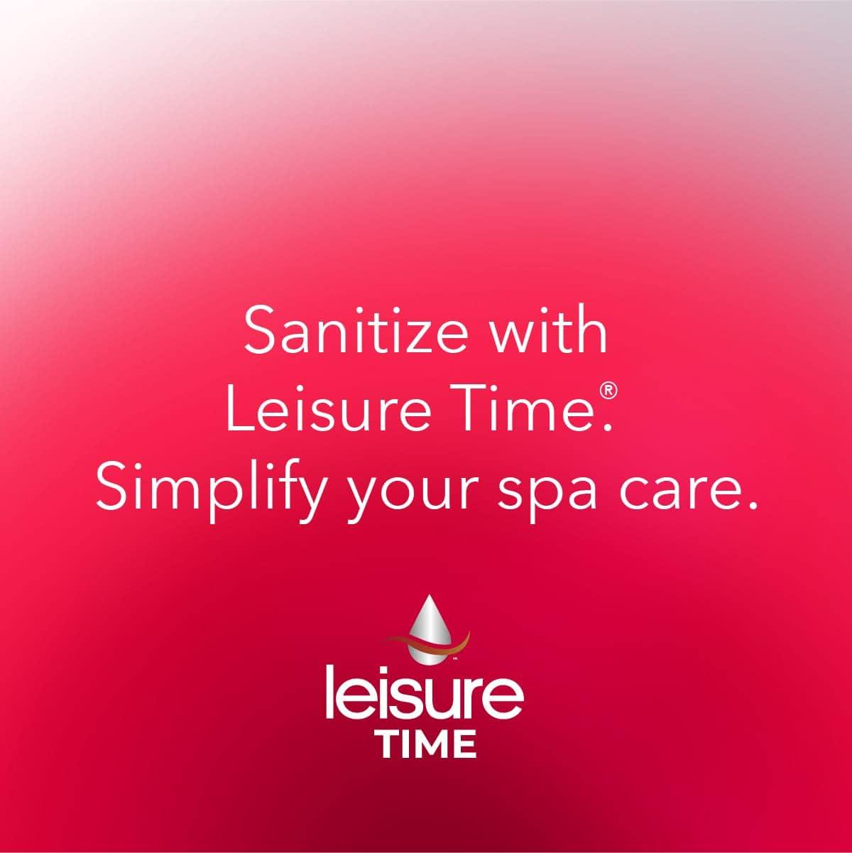 LEISURE TIME 22337A Spa 56 Chlorinating Granules For Hot Tubs, 2 Lbs, Gray
