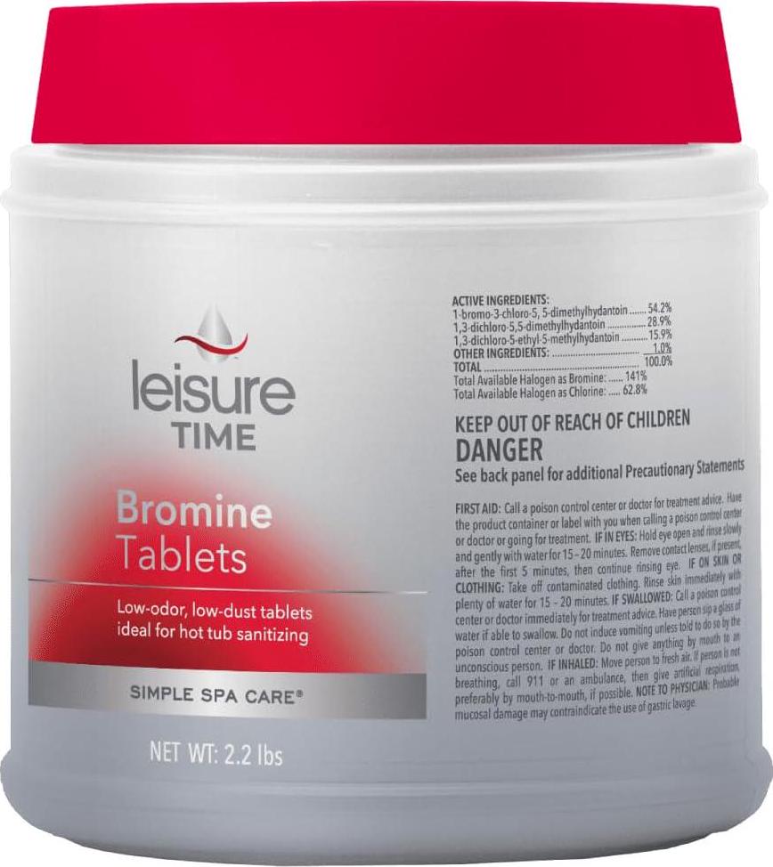 LEISURE TIME 45401A Brom Tabs Bromine Tablets, 2.2 Lbs