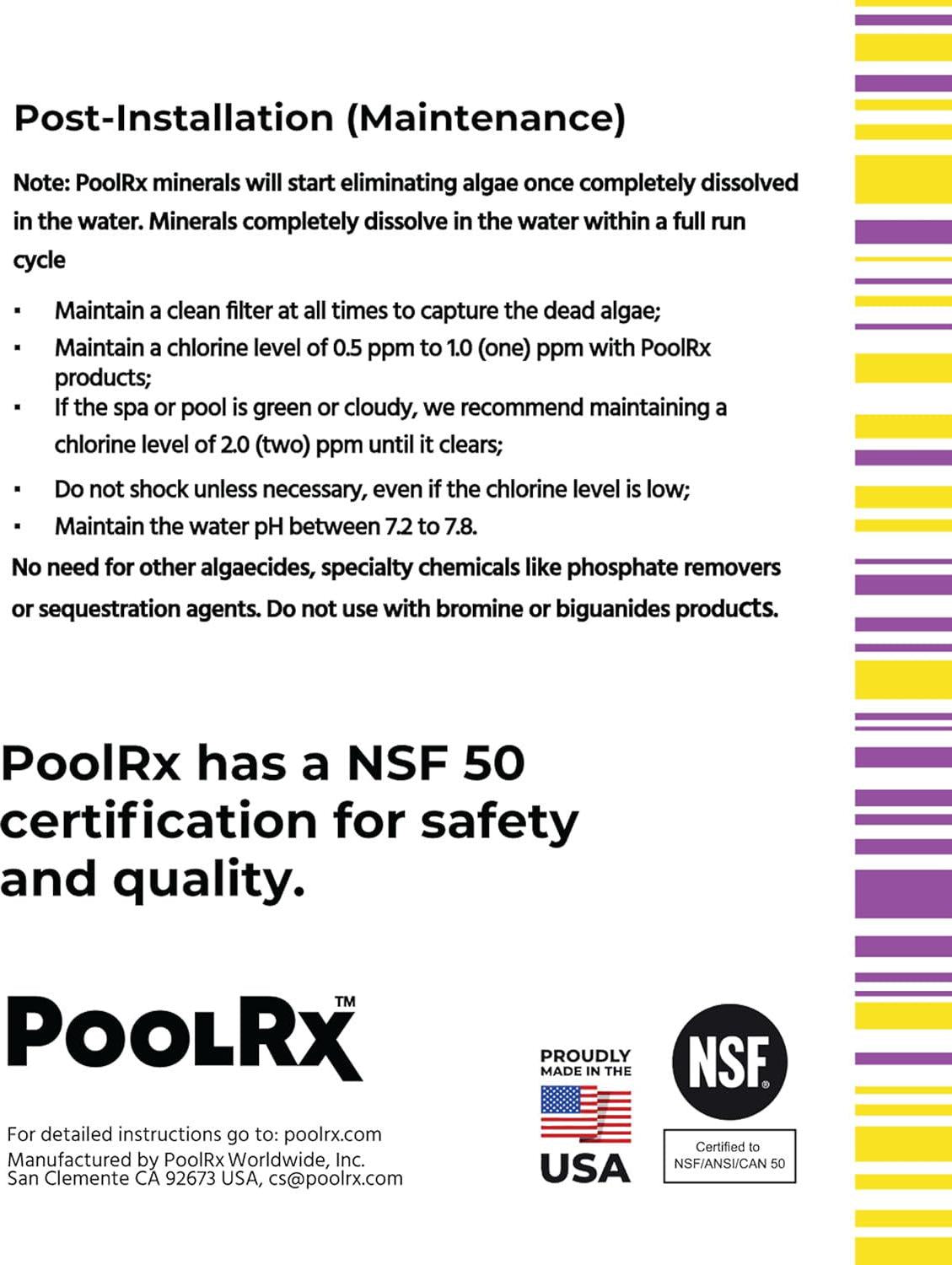 PoolRX+ Spa Unit 400-1,000 Gallons