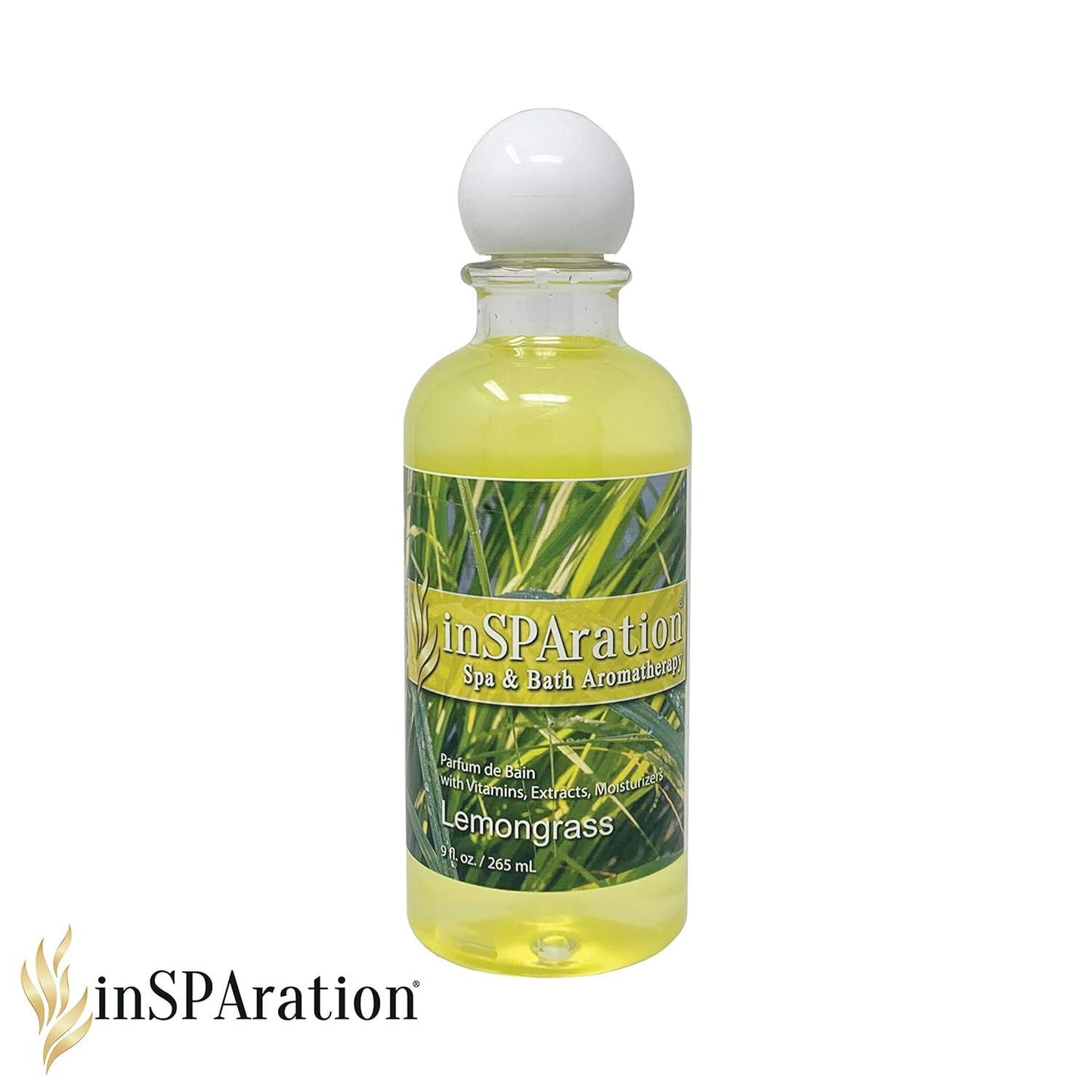 InSPAration Spa And Bath Aromatherapy 100LDX (9 Oz) InSPAration Aromatherapy-Lemongrass Liquid, Yellow