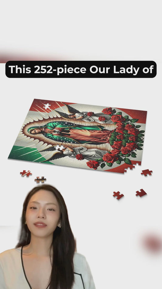Our Lady Of Guadalupe Mary Puzzle - Vibrant Colors, Excellent Craftsmanship
